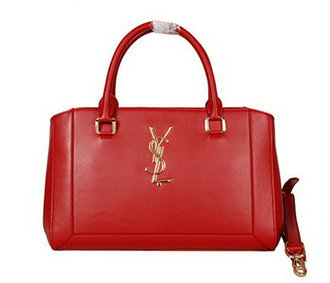 YSL classic duffle bag 8335 red - Click Image to Close